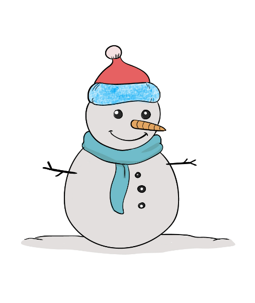 Snowman Drawing